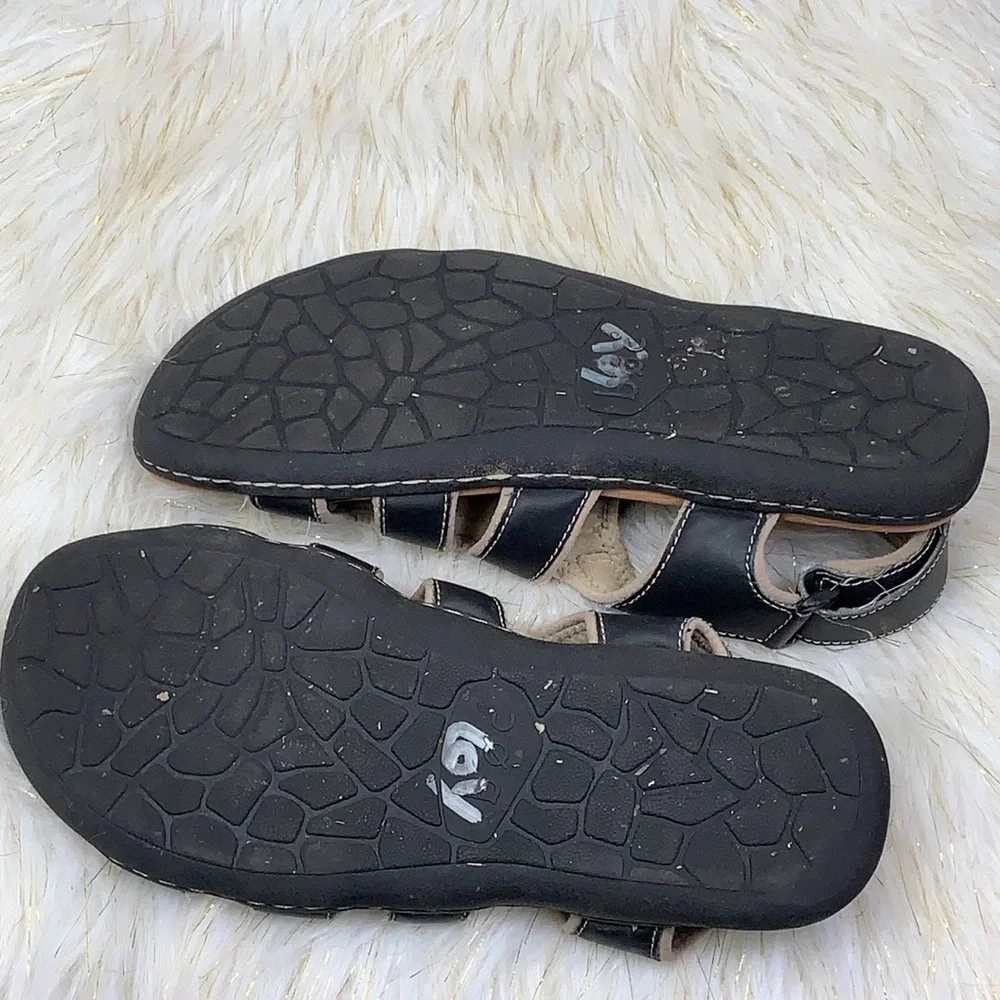 boc black sandals built in lace 10M